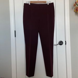 Burgundy Ann Taylor Trousers